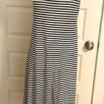 Old Navy | Black/white striped sleeveless A-line shirt dress. Super cute & comfy! Photo 3