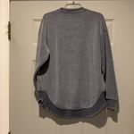 NASH COLLECTION GINGHAM PLAID SWEATSHIRT GRAY WOMENS SMALL Photo 4