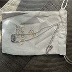 Kendra Scott  Elisa Silver Pendant Necklace Platinum Drusy Photo 1