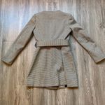 ZARA Belted Houndstooth Frock Blazer Coat Size S NWOT Photo 9