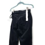 Current/Elliott Current Elliott The Vanessa Crop Pants Dark Navy Velvet Womens Size 25 NEW Photo 3