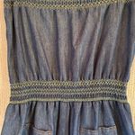 Lime Chili Strapless Shorts Romper‎ Blue Size L Photo 5