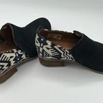 Toms  Blue and Black Ankle Suede Boots with Chunky Heel Photo 8