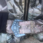 KAELIN vintage Winter Ski iridescent Jacket women's Size 42 Silver Photo 2