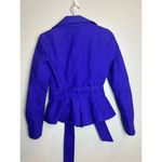 Armani Exchange  Women’s Small Purple Blue jacket Tie Belt Photo 5