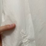 Emporio Armani 100% Cotton White Casual Hidden Button Up Top - Size 8 Photo 4