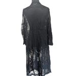 Staccato Black Lace Duster Kimono Large L Gothic Romantic Whimsigoth Cardigan Photo 8