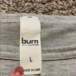 Burn Boot Camp Women’s Lightweight Gray Cropped Sweatshirt Large Photo 3