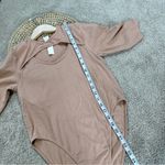 Fabletics Women’s Finely Cutout Seamless Bodysuit Ribbed Shortsleeve Desert XL Photo 11