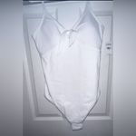 EXPRESS NWT  Limited Edition Front Tie One Piece White Swimsuit Size Medium Photo 1
