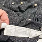 ZARA  Pearl Sweater Women's Size Small Gray Pullover Top Photo 4