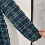 Southern Tide NWT Flannel Plaid Ruffle Knew Length Dress Large Blue & Green Photo 10