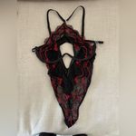 NWOT Maxi Lace Teddy in red/black Black Size undefined Photo 5
