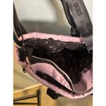 Steve Madden  Quilted Puffer Tote Bag Lilac Purple Black Straps Zip Pockets Large Photo 6