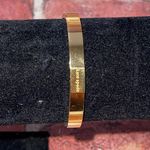 Kate Spade Pre-Owned  Never A Dull Moment Gold Tone Bangle Bracelet Jewelry Photo 0