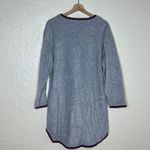 St. Bernard Women's Thermal Fleece Plaid Bear Appliqué Nightshirt Size 8/10 NWT Gray Size M Photo 2