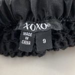 XOXO Homecoming Dress Mini Strapless Lace Black Purple 9 Photo 5