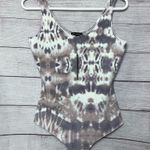 Shinestar Women’s Tie Dye Pattern Bodysuit Sz M Photo 4