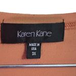 Karen Kane  Coral Sleeveless Top‎ Sz 3X Photo 3