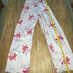 Morgan Lane  Bambi Jumpsuit Silk Floral Wide Leg y2k Lacey SIZE S Photo 11