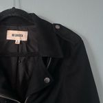 BB Dakota Black Leather Motorcycle Jacket Photo 2
