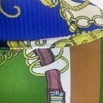 Sunday Up Scarf Print Patchwork Midi Shirt Dress size S Colorful Resort Vacation Photo 8