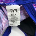 Tyr. Cyprus Ambu Active Swim Tank Tankini Top Contour Cup Striped Purple S Photo 5