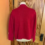 Vintage Y2K embroidered & beaded snowflake cardigan Red Size M Photo 12