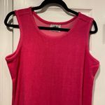 NWOT Metropolitan Size S Bright Pink Terry Cloth Tank Sun Dress Coverup Pockets Photo 1