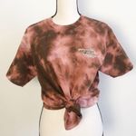 Alstyle Hawaiian Boho Hang Loose Kick Back Hippie Streetwear Tie Dye Shirt Sz M Brown Size M Photo 4