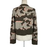 French Connection Kylah Camouflage Print Cropped Jumper Sweater Khaki/Multi M Photo 8