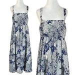 J.Crew  Collection Gathered Tank Midi Maxi Dress Ratti Seashell Ocean Coastal 10 Photo 3