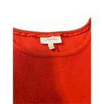 Anthropologie Deletta Sania top orange Size S chiffon sleeveless high low hem Photo 6