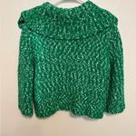 Ruby Rd. Green Boucle Knit Capelet Cardigan Poncho Sweater Size M Size M Photo 6