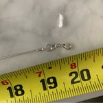 sterling silver plumeria Flower Pendant necklace CZ Center Brushed 20” 925 Photo 6