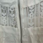 For Love & Lemons  Dress Lovebird Lace Midi White Neutral Bridal Vacation Casual Photo 14