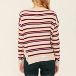 Free People Beach Road Trip Striped Pullover Sweater Photo 2