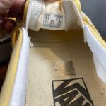 Vans Yellow White Checkered Canvas Slip On Sneakers Women Sz 5.5 Photo 5