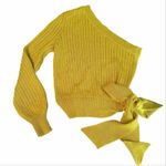 Tularosa Rossmore One Shoulder Sweater Top Size XS Moss Photo 2
