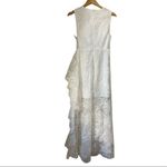 ONE33 Social embroidered tulle ruffle dress size 0 White Photo 4