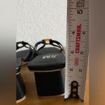 SM New York NEW Black Square Toe Block Heel Heeled Sandals Size 8 2” Heel Photo 6