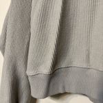 Aerie  Gray Ribbed Sweater Photo 2
