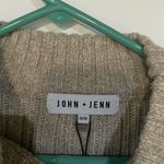 John + Jenn  Taupe Cowl Neck Sweater Photo 3