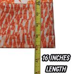 Michael Kors MICHAEL Paisley Mini Skirt Orange Size 6P Petite Photo 10