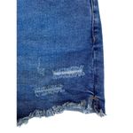 We The Free Free People  CRVY Vintage High Rise Blue Distressed Denim Shorts 31 Photo 4