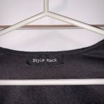 Style Rack  black velvet tie top Photo 4