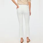 J.Crew NWT Mid-Rise Flare Crop Jeans in White Signature Stretch 27 - needs wash Photo 1