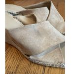 Vince $250 Women's Taupe Gaelan Espadrille Wedge Sandal Shoe Size US 7.5 EU 37.5 Photo 4