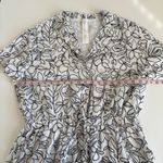 Fabletics Floral Print Crinkle Cotton Voile Short Onesie Romper Women’s Medium Photo 4