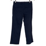 Theory  Womens Dress Pants Straight Leg Slacks‎ Lined Stretch Navy Blue Size 2 Photo 2